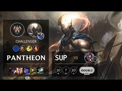 Pantheon Support vs Blitzcrank - EUW Challenger Patch 10.11
