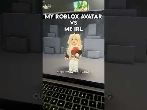 My Roblox outfit vs me IRL — face reveal… again.