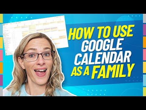 How to Setup A Google Family Calendar for the Ultimate Family Planner!