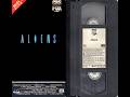 Opening Closing To Aliens US VHS 1987