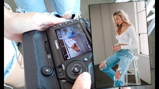 Natural Light Photoshoot...Today's guest: Logan Riley video