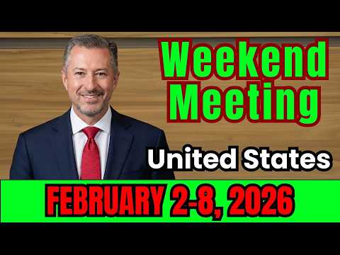 Weekend Meeting 2026 | Watchtower Study FEBRUARY 2-8 | Healing within Job's story