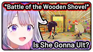 The Battle of the Wooden Shovel Never Ends! Ina & Biboo Even Fighting in Tomodachi Life【Hololive EN】