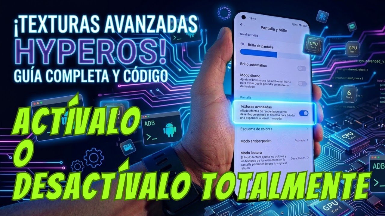ACTIVA las Texturas Avanzadas en HyperOS (¡Y cómo QUITARLAS si tienes Lag!)