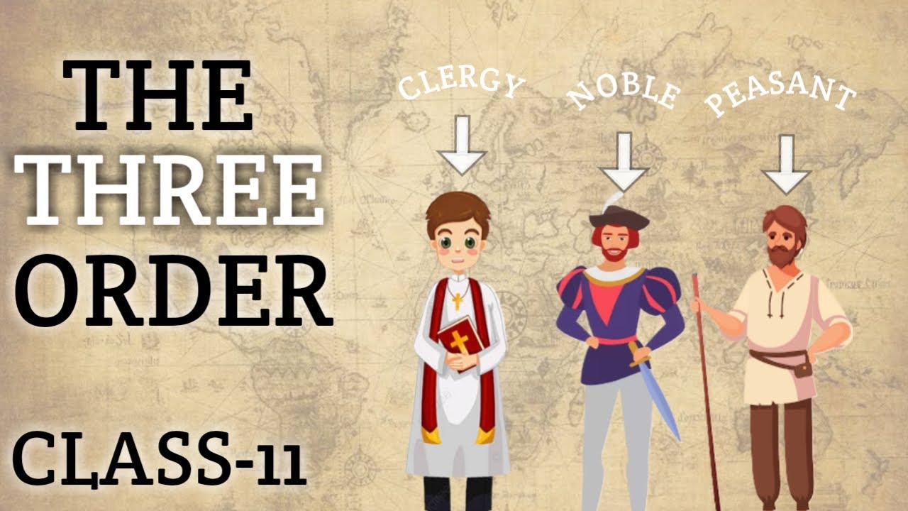The three orders history | Class 11 history three orders animation