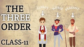 The three orders history | Class 11 history three orders animation