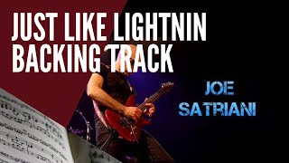 Joe Satriani - Just like lightnin backing track