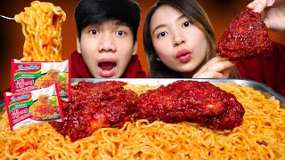 Download lagu MUKBANG INDOMIE RICA RICA DAN AYAM RICA RICA mp3