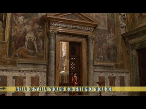 Nella Cappella Paolina con Antonio Paolu