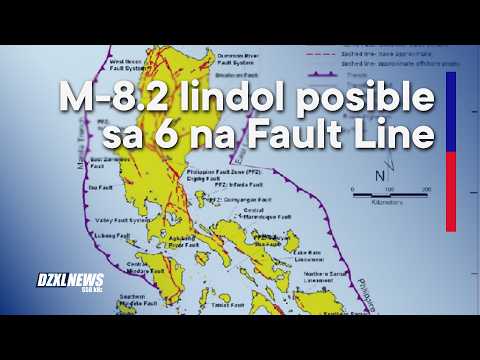 6 aktibong fault line, posibleng magdulot ng magnitude 8.2 na lindol—PHIVOLCS
