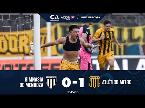 Resumen de Gimnasia Mendoza vs Atlético Mitre SdE 1/16