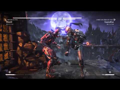 Mortal Kombat XL ikizzle (Sektor) vs Guamo (Cyber Sub-Zero) part 1