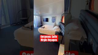 Virgin Voyages Gorgeous Suite 🚢 | Resilient Lady Cabin Tour #shorts #cruisetour