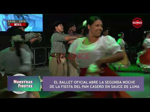 Ballet oficial fue quien inauguró la pista de baile en la Fiesta del Pan Casero