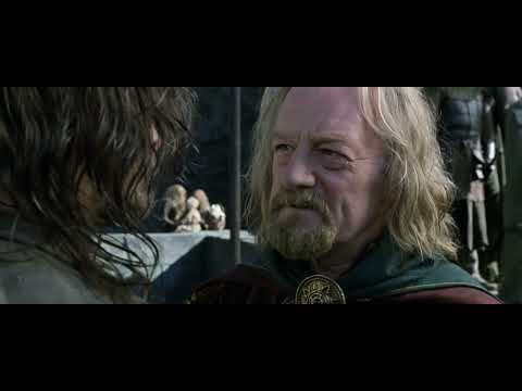 King Theoden prepares to defend Helm's Deep.