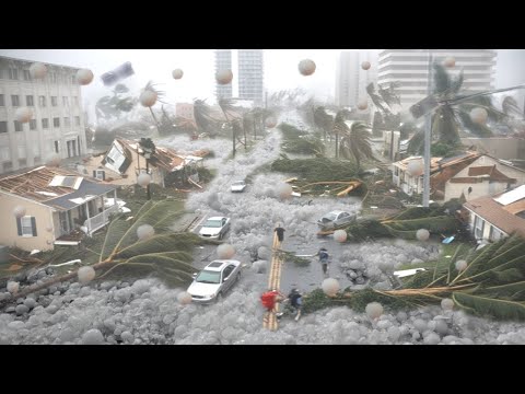 9 Minute ago, Chaos in South Africa! Pretoria and Johannesburg destroyed by severe hail storm