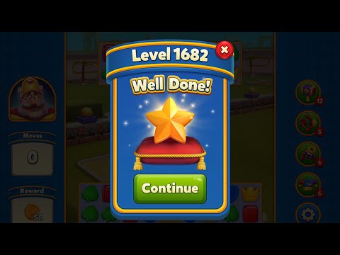 Royal Match - King Robert - Level 1682