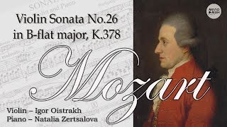 МОЦАРТ – Соната для скрипки и фортепиано № 26 си бемоль мажор