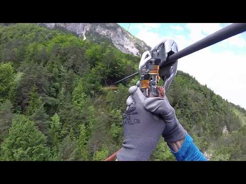 Waldseilpark Tscheppaschlucht 300m Flying Fox 2017
