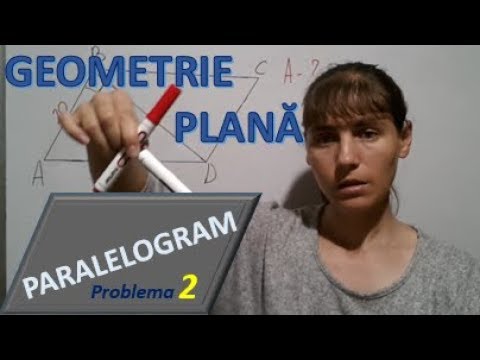 Geometrie plană, paralelogram,  problema 2