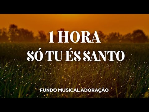 1 Hora de Fundo Musical Para Momentos com Deus // Só Tu És Santo