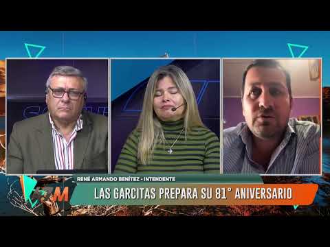 LAS GARCITAS PREPARA SU 81° ANIVERSARIO - RENÉ ARMANDO BENÍTEZ, INTENDENTE