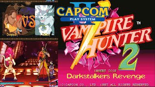 Vampire Hunter 2: Darkstalkers' Revenge CPS2 - C&M Playthrough