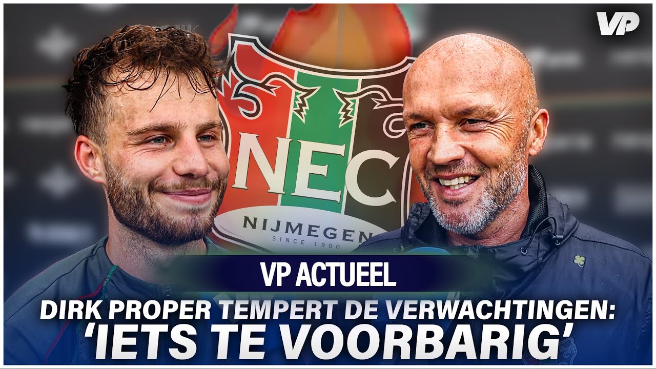 Thumbnail for article: 'Dickie-taka' strijkt neer in Nijmegen: 'Champions League-ambities nog niet aan orde'