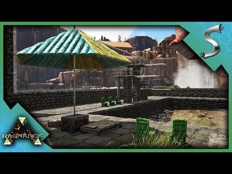 THE ENTERTAINMENT DISTRICT & POOL! - Ark: RAGNAROK [DLC Gameplay S3E73]