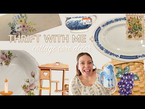 THRIFT WITH ME 🧺 | Holy Chats: Mental Health, Faith, & Cottagecore Decor Finds