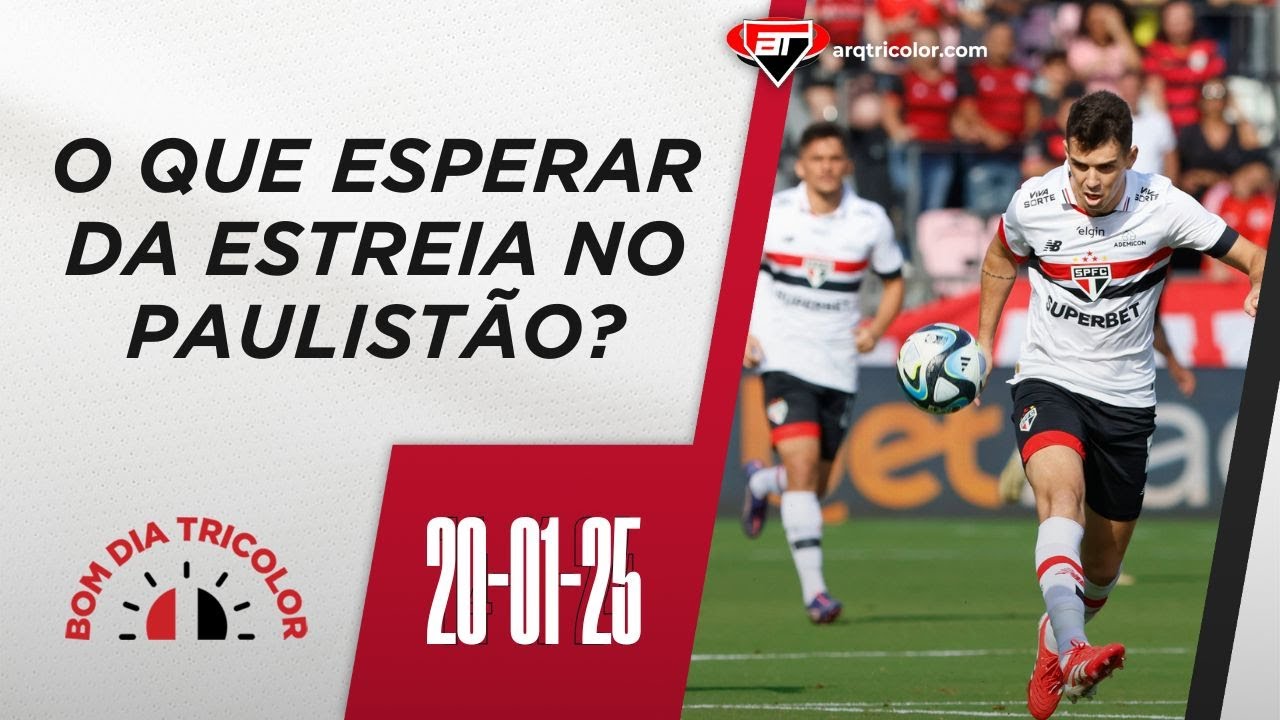 É HOJE! Com time misto, São Paulo ESTREIA no Paulistão | Bom Dia Tricolor