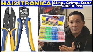 Haisstronica Strip, Crimp & Solder Like a Pro!  Review