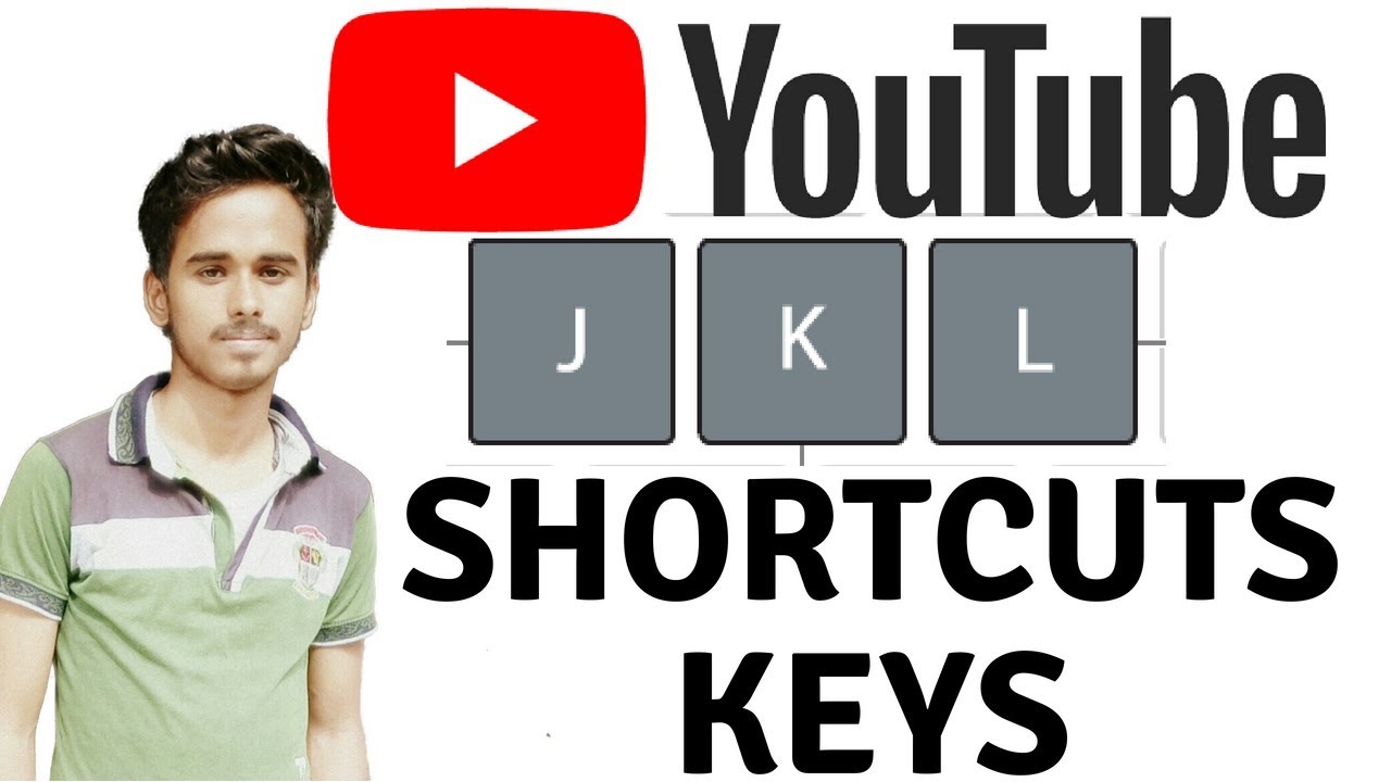 YouTube Keyboard Shortcuts For Forward Backward Pause etc.