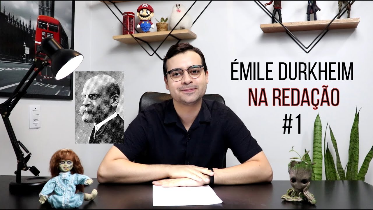 ÉMILE DURKHEIM NA REDAÇÃO (Parte 1) | Repertório Sociocultural | Prof. Murillo