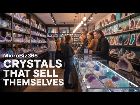 Crystal Business: Start This for Under £300 - low-cost business idea