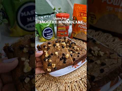 Gluten free Jowar cake 🎂 Healthy bhi tasty bhi😋