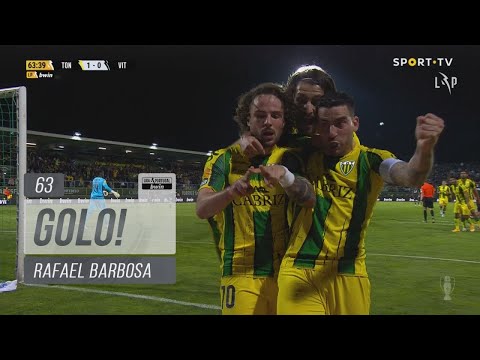 Goal | Golo Rafael Barbosa: Tondela (1)-0 Vitória SC (Liga 21/22 #31)
