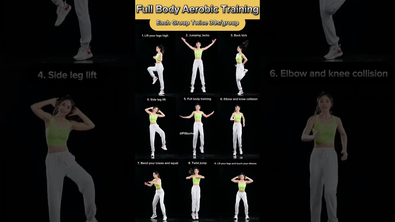 Full Body Aerobic Exercises For Womens.