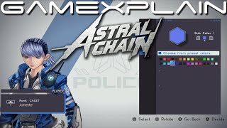 Astral Chain - Character Creator Gameplay!