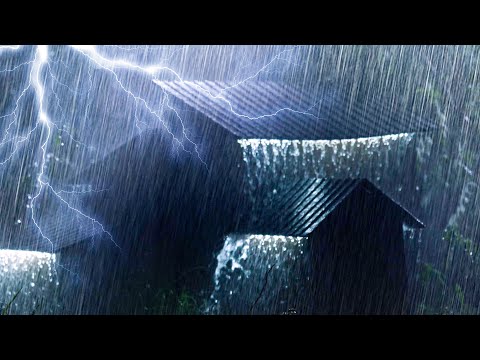 Ruido de Lluvia y Truenos para Aliviar el Estrés y Dormir Rápido | Noche de Tormenta