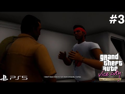 GTA Vice City Definitive Edition Gameplay Walkthrough PART 3 [PS5]