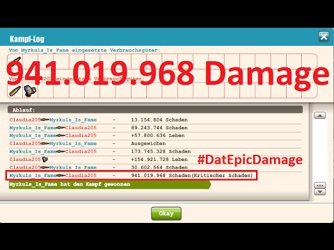 Goodgame Gangster: Epic 941 Mio RageMode-Damage Record vs. Claudia205  [HD] #Myrkuls #DatEpicDamage