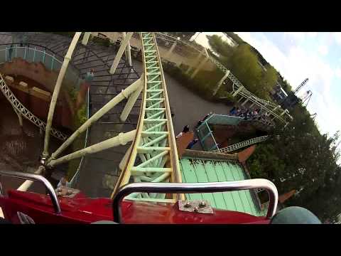 Thorpe Park - Colossus front seat on ride POV 1080p wide angle