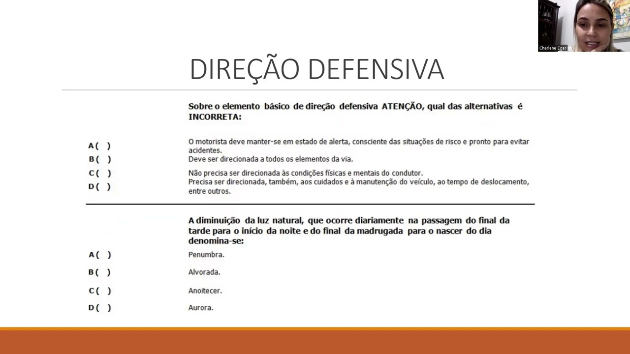 Questões de Prova Teórica do Detran   SC