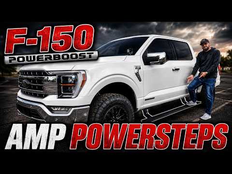 F-150 AMP Research PowerSteps XTREME on a PowerBoost