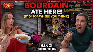 We Ate at Anthony Bourdain's Exact Bun Oc Spot in Hanoi + Mo…