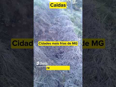 #Caldas - uma das cidades mais frias de #MinasGerais