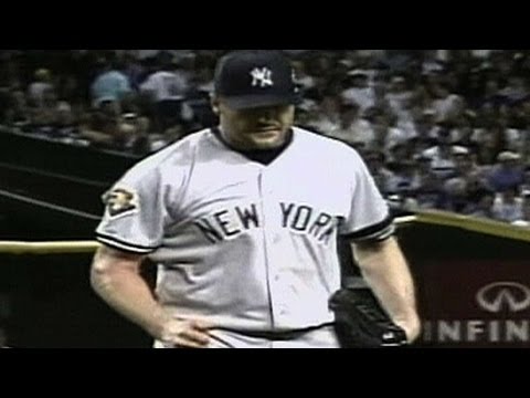 WS2001 Gm7: Clemens Fans 10 über 6 1/3 Innings