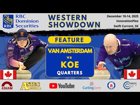 FEATURE: Evan Van Amsterdam vs. Kevin Koe - QUARTERS - RBC Dominion Securities Western Showdown [2]
