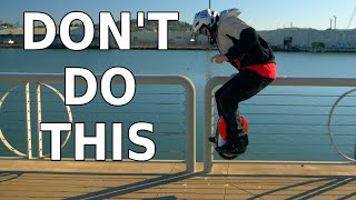 Stunt pads too powerful?! Electric wheel destruction 🔥